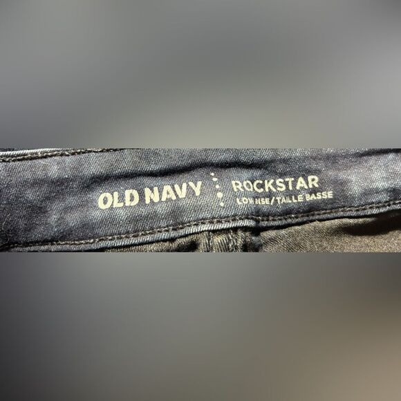 Old Navy Rockstar Low Rise Blue Jeans EPC Size 4 Excellent Preloved Condition - Picture 5 of 6